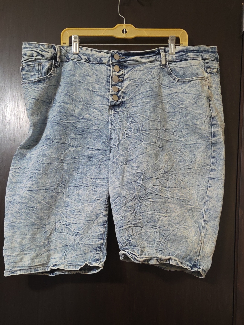 no brand name Light Blue jean Shorts 5XL unisex